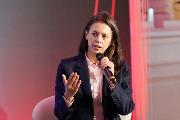 «Le populisme a peu de chances de disparaître, mais sa nature pourrait évoluer, passant d’un populisme identitaire de droite à un populisme économique de gauche», a déclaré Amy Greene, chercheuse senior à l’Institut Montaigne, lors d’une conférence organisé chez Indosuez. (Photo: Olivier Minaire)