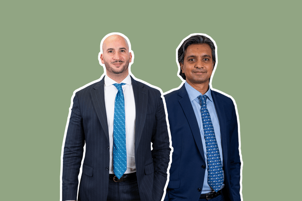 Karim Bara , Partner, Alternatives Clients & Markets Leader, et Tridev Budia , Director, Alternatives Audit and Assurance, chez PwC Luxembourg Crédit photo: Paperjam