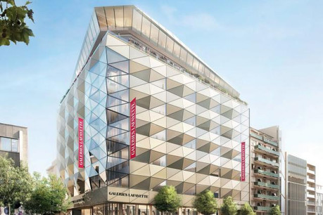 Les Galeries Lafayette comprendront six niveaux et une terrasse panoramique. (Illustration: Galeries Lafayette)