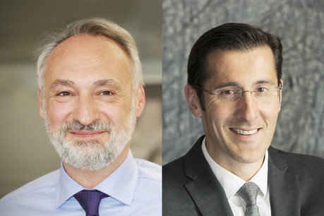 Enrico Mela (à gauche), Managing director, Fuchs Asset Management et Stéphane Pardini, Head of private banking et deputy CEO, Edmond de Rotschild Europe (Photo: Maison Moderne)