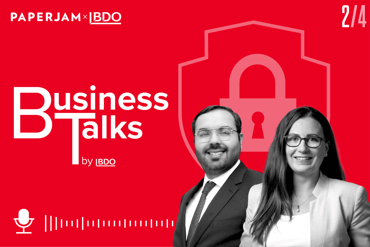 Veronika Macháčková-Koch, Director of IT Audit, and Othmane Mouline, Senior Manager in ICT Security and Compliance Crédit illustration : Maison Moderne et crédit photo : BDO