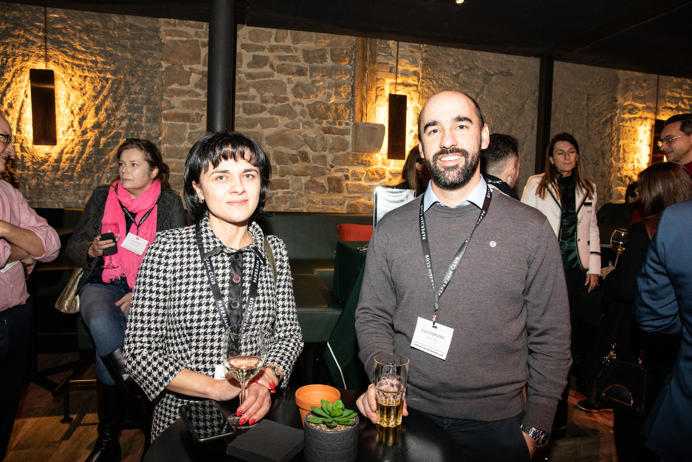 Loredana Plesu (Viasun) et Erwan Desbrueres (Atompower). (Photo: Marie Russillo/Maison Moderne)