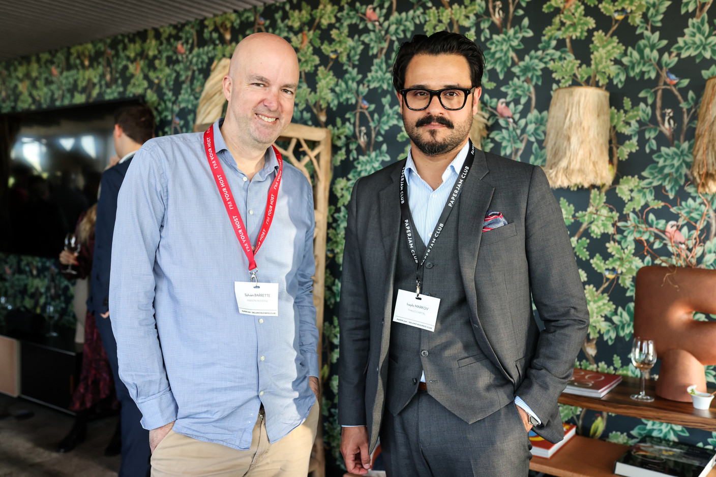Sylvain Barrette (Delano) et Ivaylo Markov (Thales Capital). (Photo: Eva Krins/Maison Moderne)