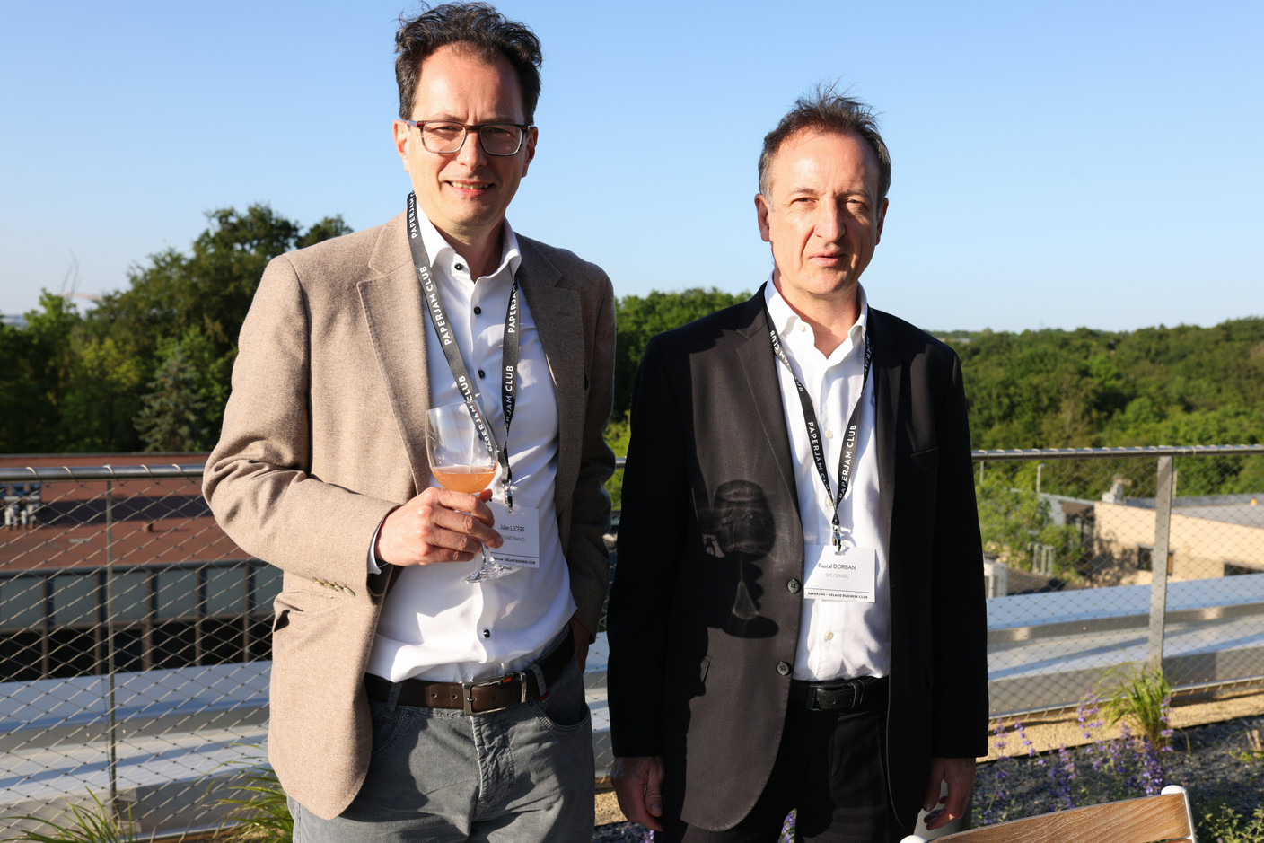 Julien Lecerf (Sextant Finance) et Pascal Dorban (SFC Conseil). (Photo: Eva Krins/Maison Moderne)