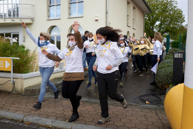 Plus de 550 participants ont pris le départ de la 3ème édition de la course solidaire Lëtz Go Gold. (Photo: Danielle Barbieux)