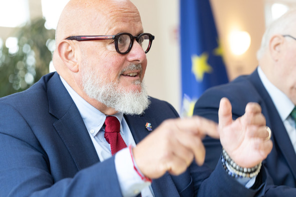 «Je ne pense pas que les citoyens remettent en cause ce que l’Europe apporte concrètement», a déclaré Marc Angel, député européen luxembourgeois. «Ils veulent plus d’Europe.» (Photo: Paperjam/archives)