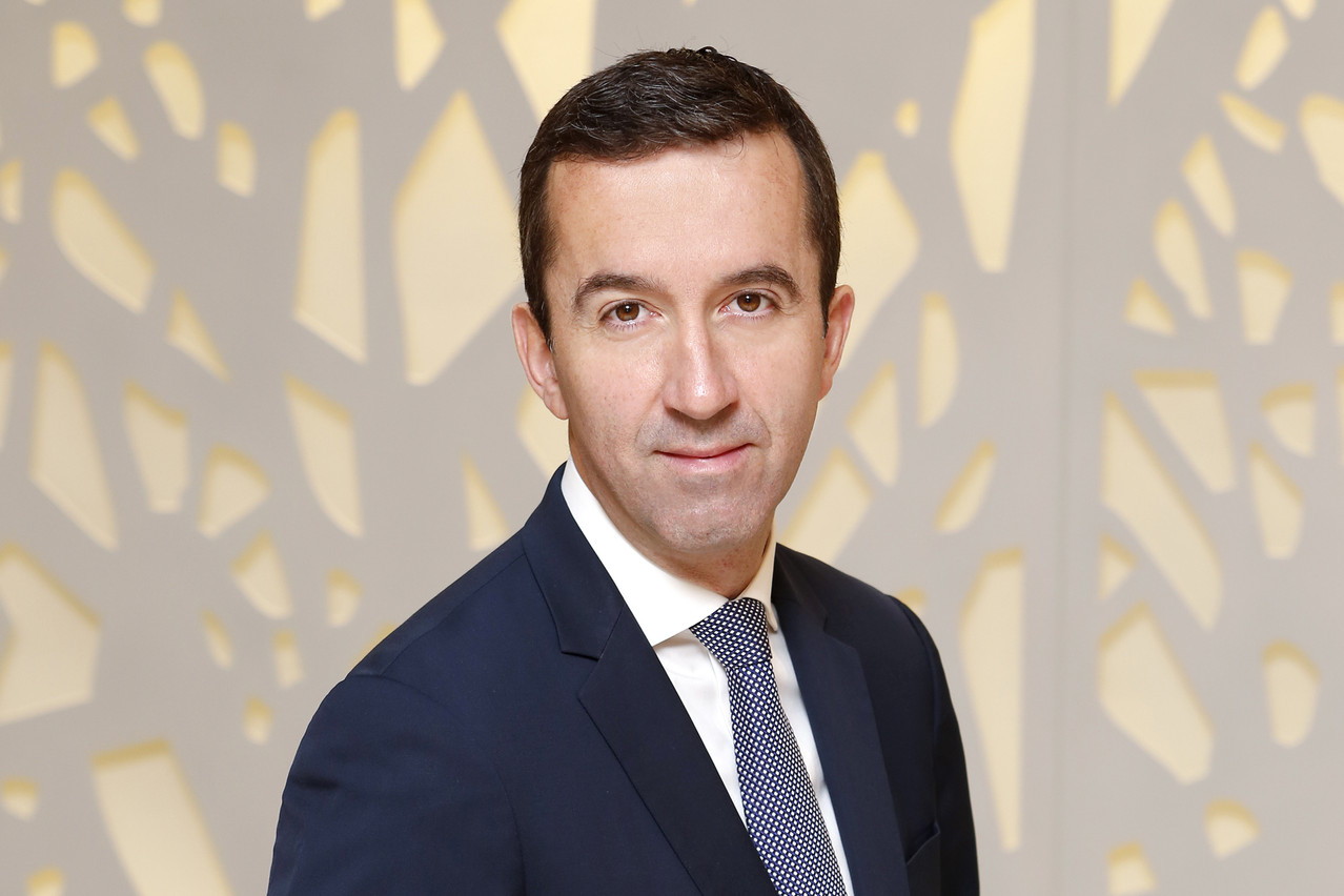 Mathieu Maurier, country head chez Societe Generale Securities Services Luxembourg. (Photo: Olivier Minaire)