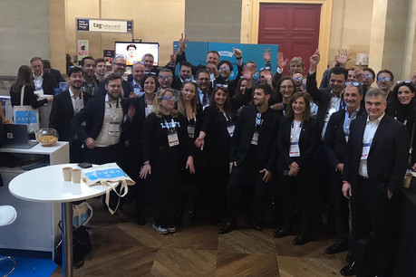 Il est 15 heures, mardi après-midi, dans le hall central du palais Brongniart. Le Luxembourg a rendez-vous avec le Luxembourg. (Photo: Lhoft)