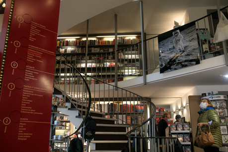 Les clients qui ont pris le temps de finir leurs lectures inachevées pendant la crise sont venus renflouer leur bibliothèque lundi matin, selon Fernand Ernster. (Photo: Matic Zorman/Maison Moderne)