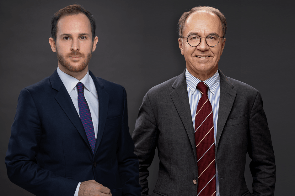 Reuben Everett & François-Xavier Jeanmart (Photo: Cardif Lux Vie)