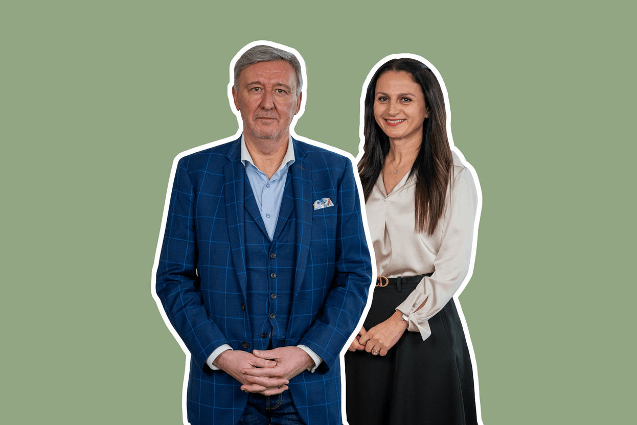 Emanuela Sardi, Alternatives Clients & Markets Co-Leader for Real Estate à PwC Luxembourg, et John Ravoisin, Clients & Market Real Estate Leader à PwC Luxembourg Crédit: Paperjam