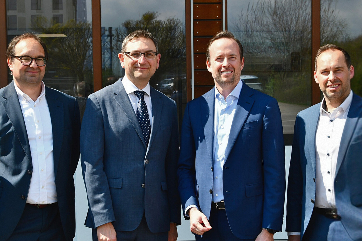 From left to right: Jurgen Joossens (Deputy CEO, List), Olivier Guillon (CEO, List), Philippe Schmitz (Deputy CEO, Rotarex) and Stephan Sellen (CTO, Rotarex). (Photo: List)