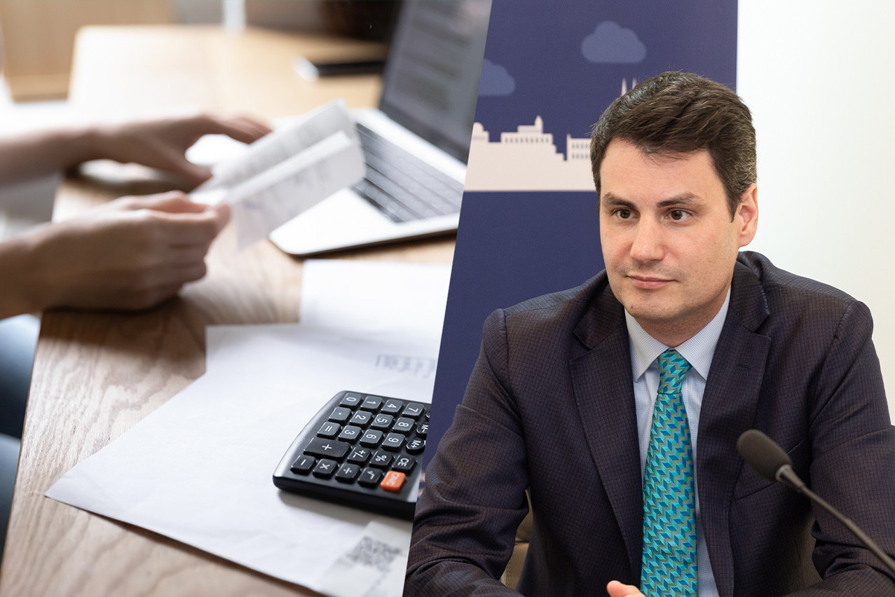 Camille Seillès revient sur les mesures mises en place par l’ABBL pour faciliter l’ouverture de comptes bancaires d’entreprises. (Photos: Shutterstock; Romain Gamba/Maison Moderne/Archives. Montage: Maison Moderne)