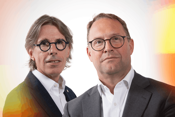 Laurent Mercier, directeur commercial et international, & Loïc Le Foll, directeur général chez La Mondiale Europartner. (Photo: Maison Moderne)