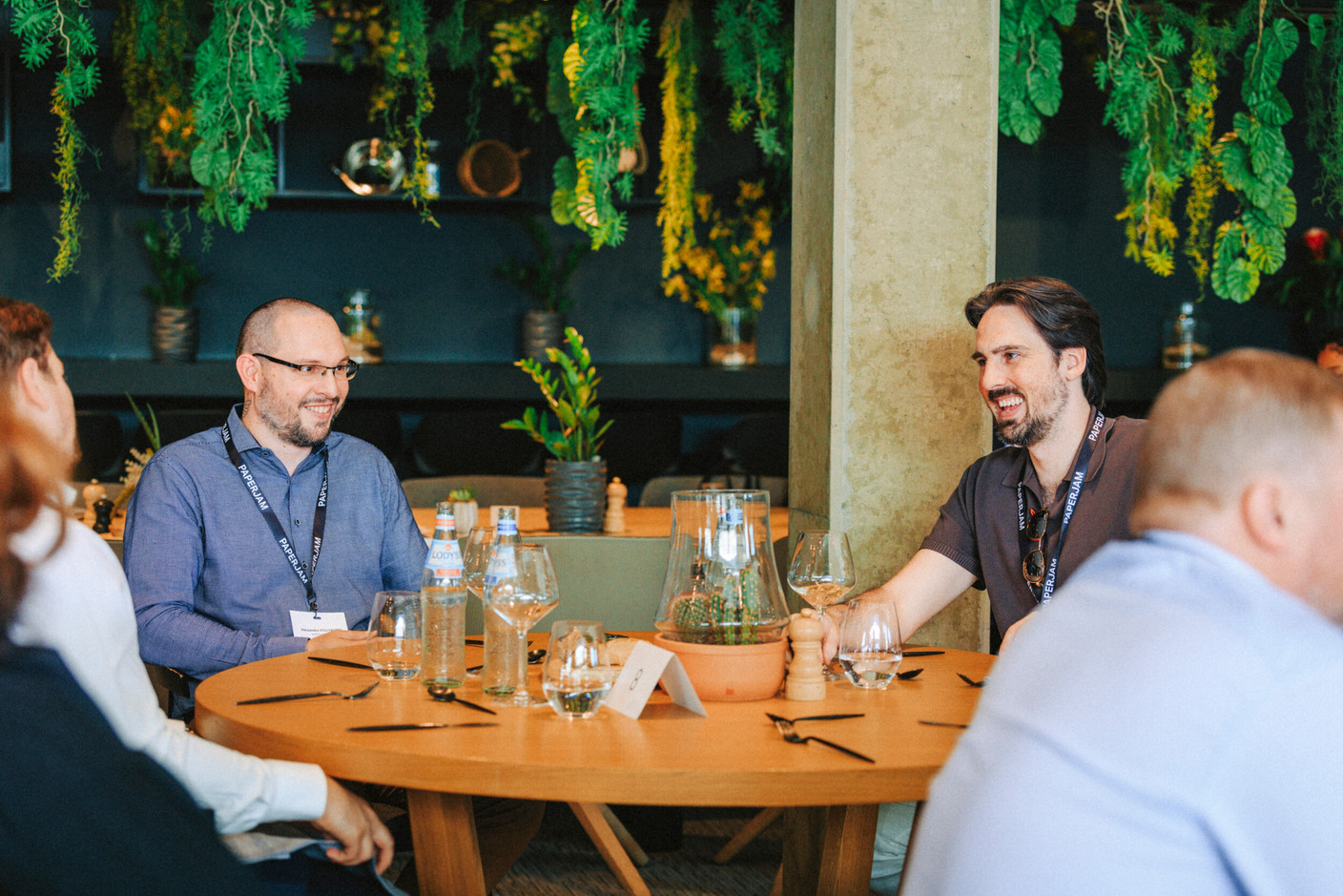 Alessandro Stillavato (Bureau Center) and Malo Olivier (Voca-Lux). Photo: Julian Pierrot /Paperjam