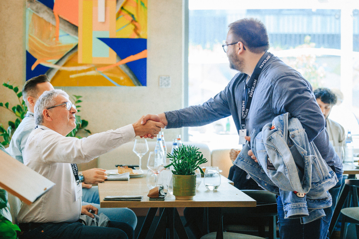 The Paperjam Link & Lunch took place at De Gaart restaurant on 22 May 2026. Photo: Julian Pierrot /Paperjam