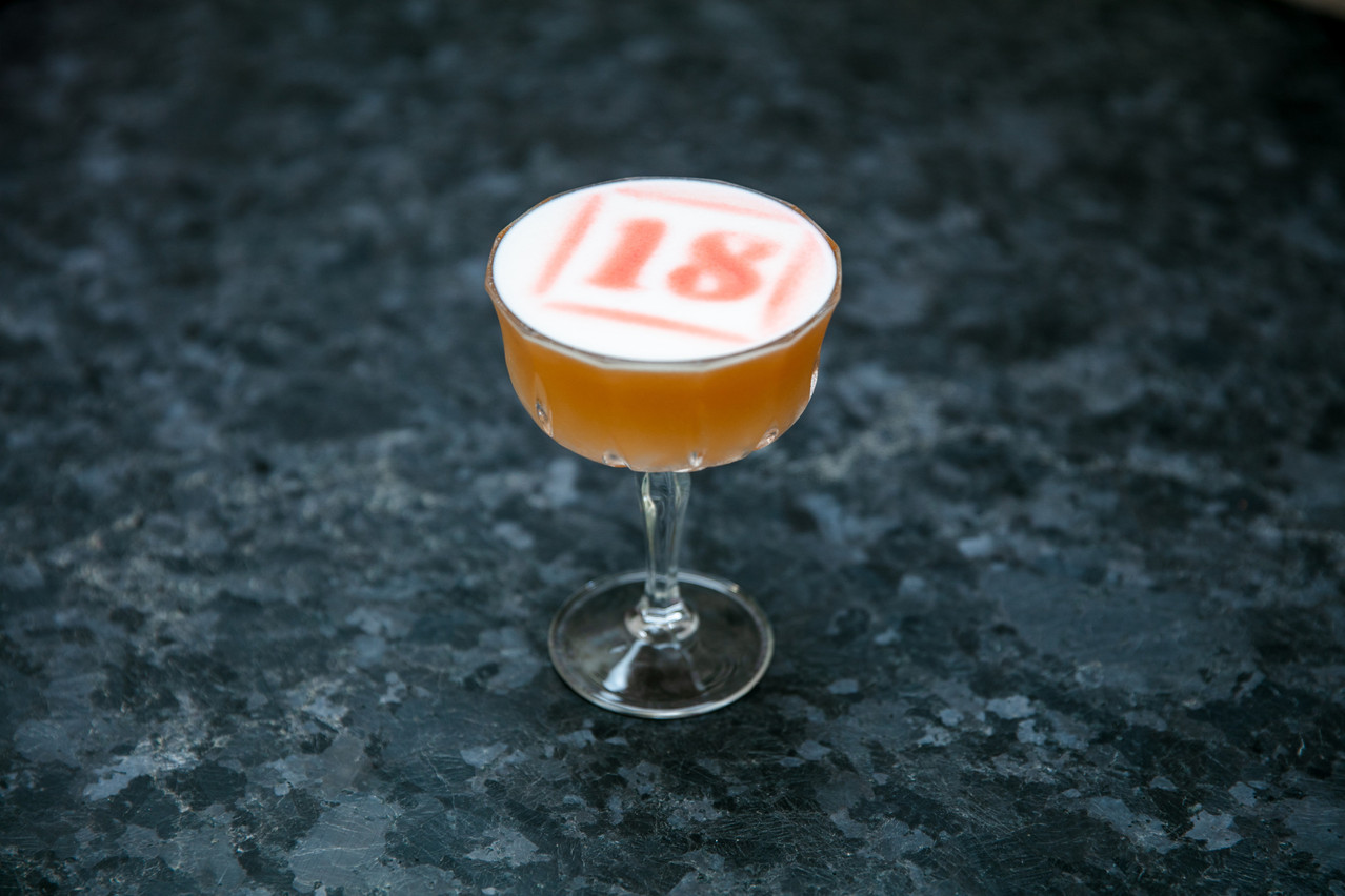 Yolan Pinard's 1867 cocktail, inspired by Luxembourg produce, but also by the tropics  Photo: Romain Gamba / Maison Moderne