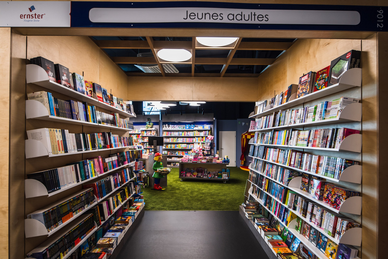 La librairie Ernster a ouvert, en mai dernier, un nouveau magasin à la Cloche d’Or, «preuve que le marché n’est pas saturé», selon son directeur général, Fernand Ernster. (Photo: Nader Ghavami)