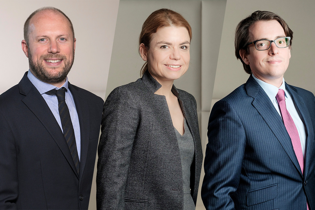 Sébastien Binard, Clara Mara-Marhuenda et Matthieu Taillandier sont tous trois associés chez Arendt et disposent d’une expertise en matière de restructuration et d’insolvabilité. (Photos: Arendt & Medernach)