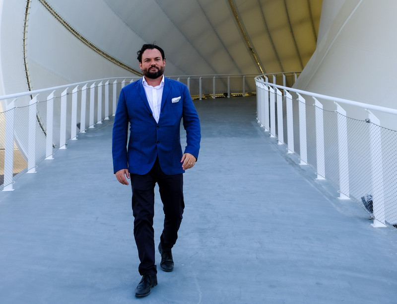 Loïc Bertoli, pictured here at the Expo 2020 Luxembourg pavilion, has been in the United Arab Emirates heading up the Luxembourg Trade and Investment Office in Abu Dhabi since 2016 Pauline Weis