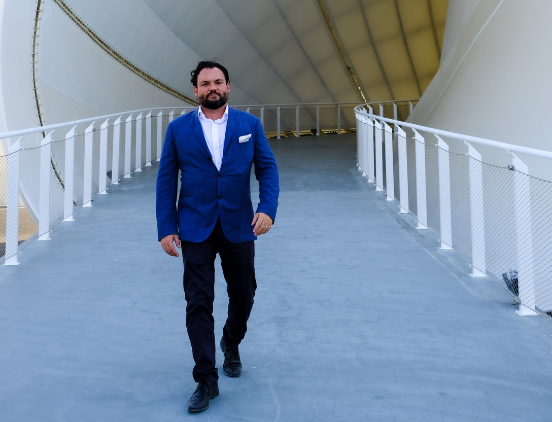 Loïc Bertoli, pictured here at the Expo 2020 Luxembourg pavilion, has been in the United Arab Emirates heading up the Luxembourg Trade and Investment Office in Abu Dhabi since 2016 Pauline Weis