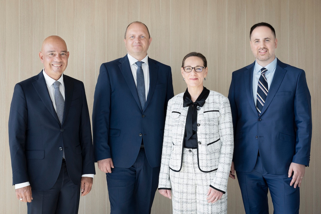 The CNPD college is made up of Thierry Lallemang, Alain Herrmann, Tine A. Larsen and Florent Kling, who has just replaced Marc Lemmer.  Photo: CNPD/Ann Sophie Lindström