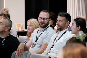 Thomas Lemaire and Süleyman Akpinar (Nexvia). (Photo: Jan Hanrion/Paperjam)
