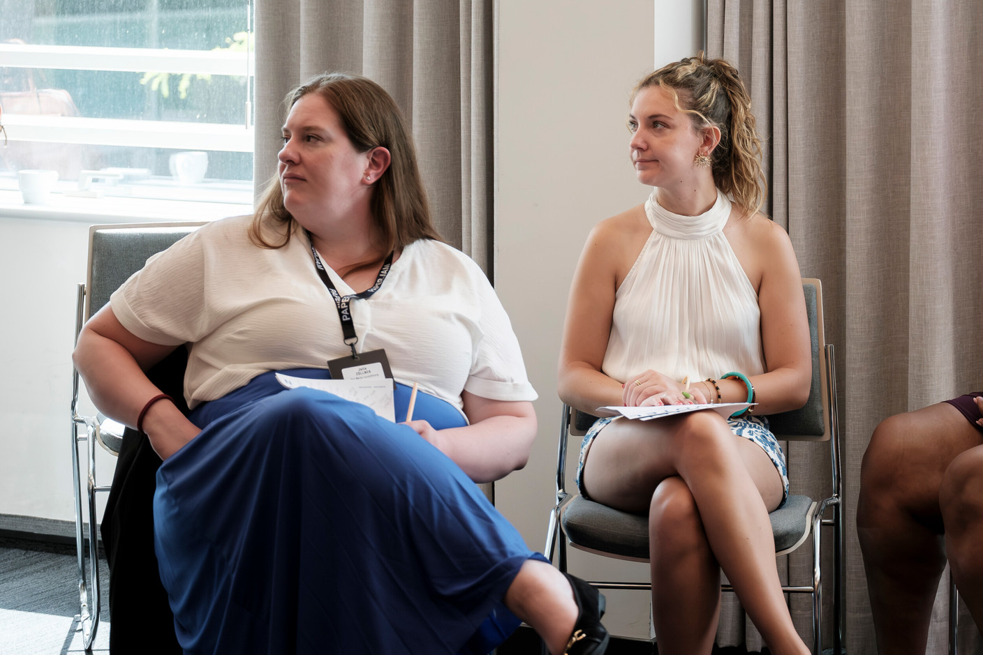 Julia Zöllner and Clara Thibault (Sol Melia Luxembourg). (Photo: Jan Hanrion/Paperjam)