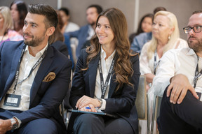 Süleyman Akpinar (Nexvia) and Maéva Caseau (Nexvia). (Photo: Jan Hanrion/Paperjam)