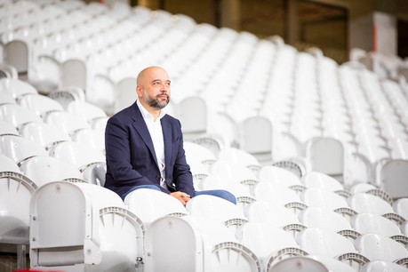 «C’est un projet super excitant, car j’aime le foot dans toute sa largeur», indique Gerard Lopez, qui investit de l’autre côté de la frontière. (Photo: Patricia Pitsch/Maison Moderne/Archives)