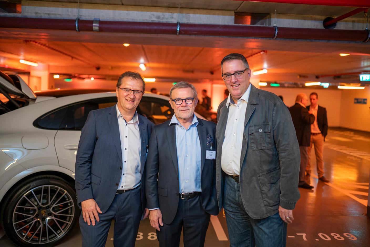 Rainer Mayer (Garage André Losch), Jean Pierre Grass et Roland Meyers (Photo: Johannes Nollmeyer)