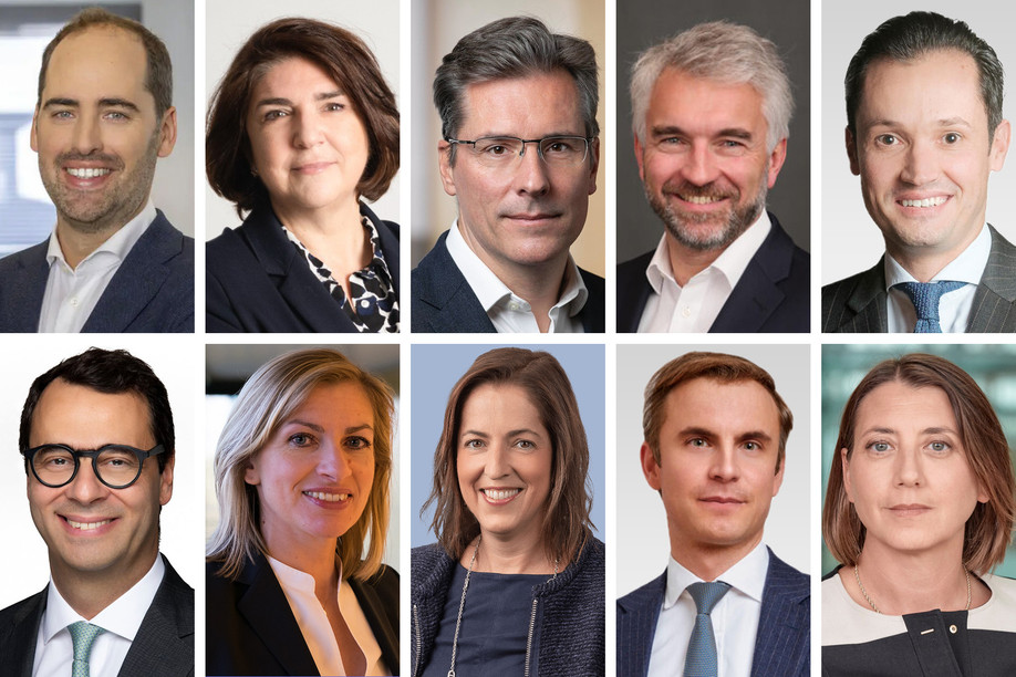 Here are the ten newly elected board members of the Luxembourg Private Equity & Venture Capital Association, announced at the LPEA’s annual general meeting on 11 June 2025. Photo montage: Maison Moderne