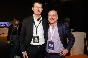 Mario Zardoni (Quantyx) and Paolo Orlandi (Quantyx) at the LPEA Insights conference at Luxexpo, 17 October 2024. Photo: Eva Krins/Maison Moderne