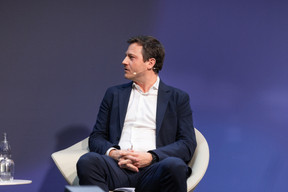 Christophe de Dardel (Unigestion) at the LPEA Insights conference at Luxexpo, 17 October 2024. Photo: Eva Krins/Maison Moderne