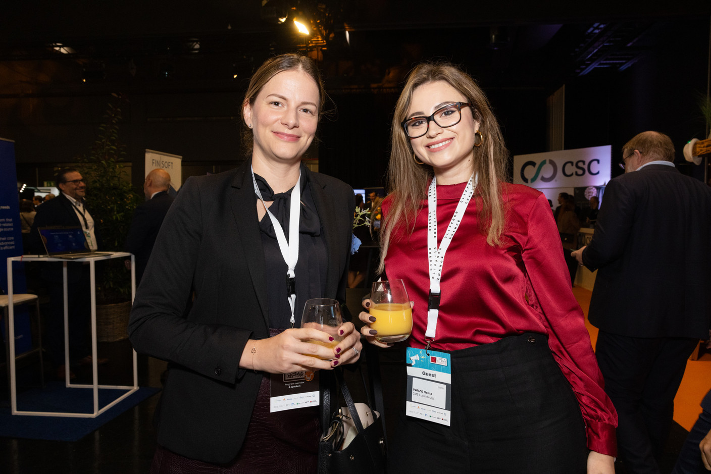 Lilla Lazar (CMS Luxembourg) and Sonia Vanzo (CMS Luxembourg) at the LPEA Insights conference at Luxexpo, 17 October 2024. Photo: Eva Krins/Maison Moderne