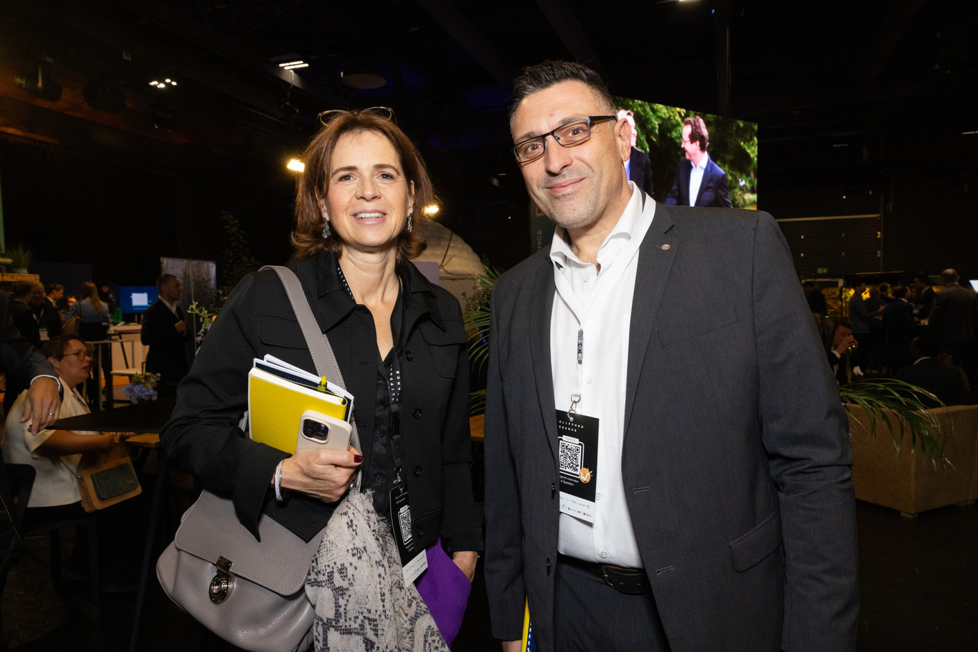Christiane Schmit (Spuerkeess) at the LPEA Insights conference at Luxexpo, 17 October 2024. Photo: Eva Krins/Maison Moderne