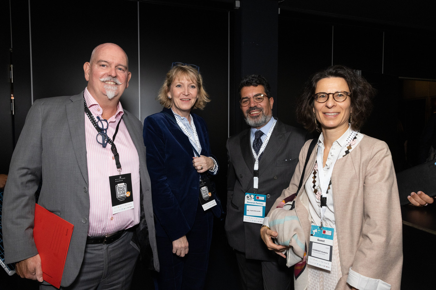 François Pfister (independent director), Jane Wilkinson (Ripple Effect Sarl), Riccardo Del Tufo (independent director) and Anabela Lourenço (European Governance Partners) at the LPEA Insights conference at Luxexpo, 17 October 2024. Photo: Eva Krins/Maison Moderne