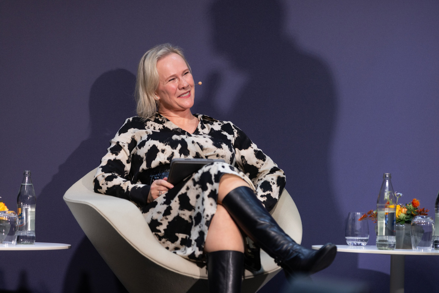 Martine Kerschenmeyer (Advent International) at the LPEA Insights conference at Luxexpo, 17 October 2024. Photo: Eva Krins/Maison Moderne