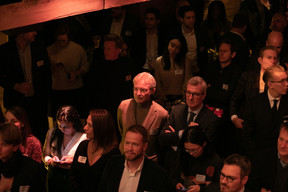Attendees at the LPEA's New Year's event, held at Melusina on 19 January 2023. Matic Zorman / Maison Moderne