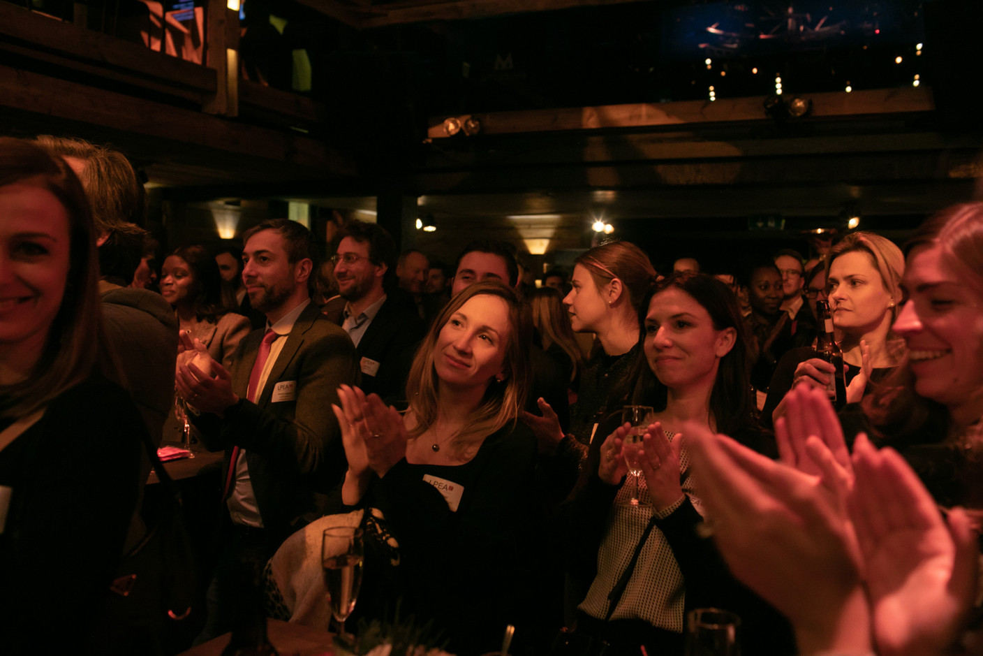 Attendees at the LPEA's New Year's reception, held at Melusina on 19 January 2023. Matic Zorman / Maison Moderne