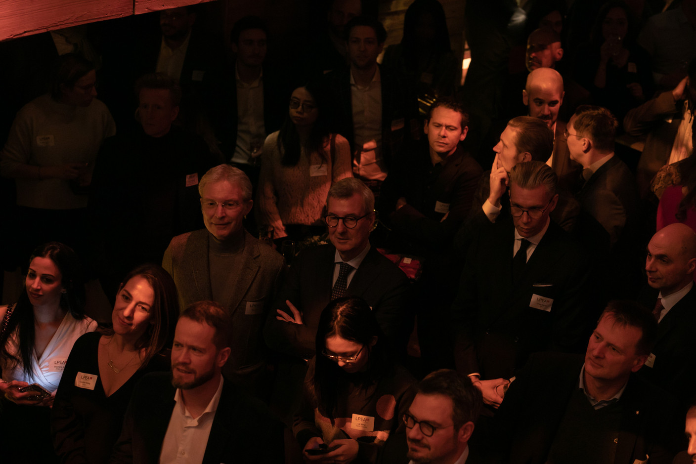 Attendees at the LPEA's New Year's event on 19 January 2023 at Melusina. Matic Zorman / Maison Moderne