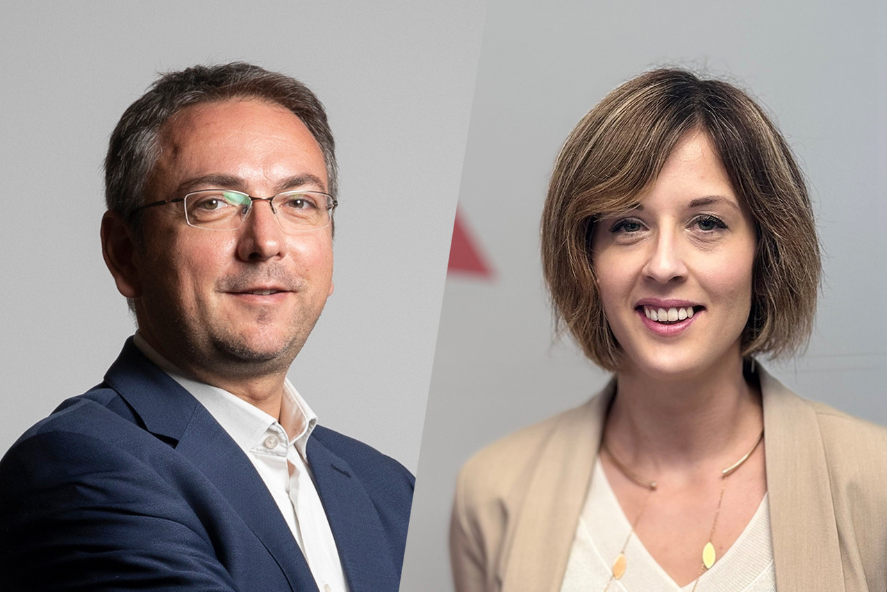 Stéphane Pesch is CEO of the Luxembourg Private Equity & Venture Capital Association (LPEA); Emilie Moray is legal & regulatory coordinator at the LPEA. Photos: Patricia Pitsch/Archives. Montage: Maison Moderne