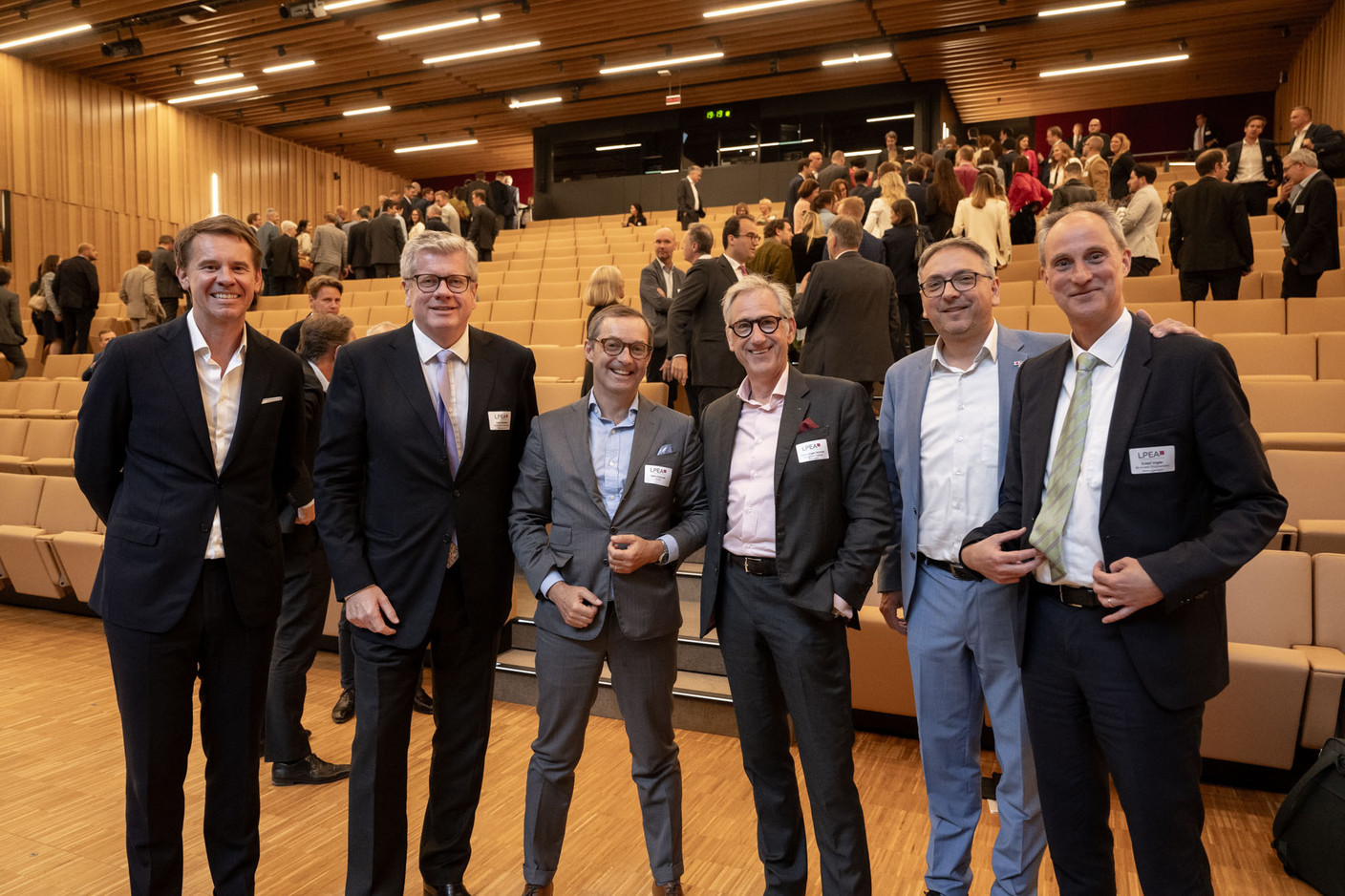L to r: Gilles Dusemon (Arendt), Claus Mansfeldt (LPEA), Keith O'Donnell (Atoz), Hans-Jürgen Schmitz (Mangrove Capital Partners), Stéphane Pesch (LPEA) and Eckart Vogler (LPEA). Photo: Nader Ghavami/LPEA