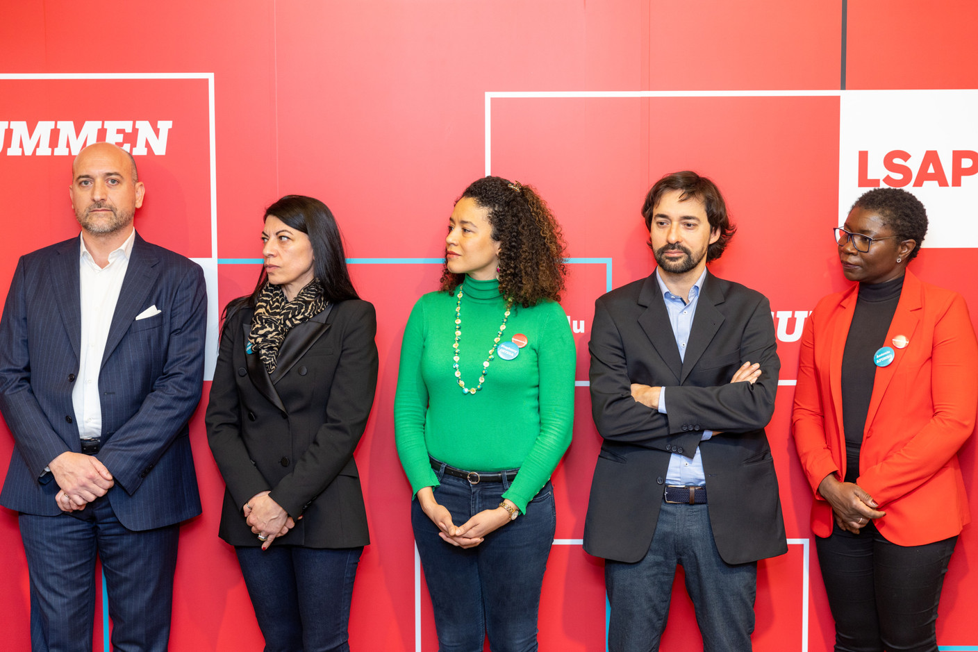 La liste de la section LSAP est composée de candidats français, portugais, italien, allemand, espagnol, anglais, guinéen et dominicain. (Photo: Romain Gamba/Maison Moderne)
