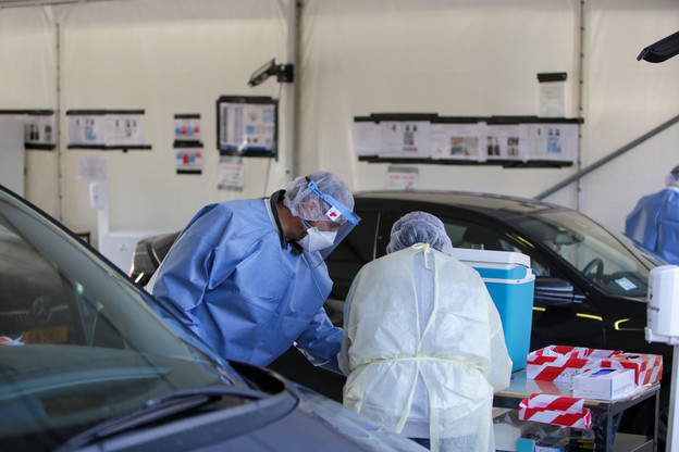 Près de quatre invitations sur dix au large scale testing 1 ont donné lieu à un test PCR gratuit au Luxembourg.  (Photo: Romain Gamba / Maison Moderne)