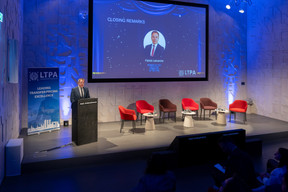 Patrick Labranche, member of the executive committee of the LTPA, speaking at the official launch ceremony of the Luxembourg Transfer Pricing Association, held at A&O Shearman, 25 February 2025. Photo: Emmanuel Claude/Focalize