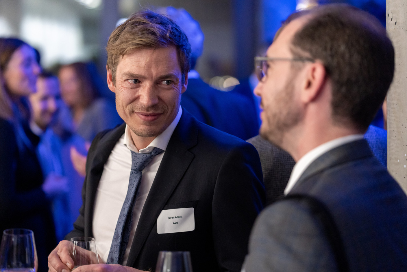 Sven Anen and Yves Wagner (Administration des contributions directes, ACD) at the official launch ceremony of the Luxembourg Transfer Pricing Association, held at A&O Shearman, 25 February 2025. Photo: Emmanuel Claude/Focalize