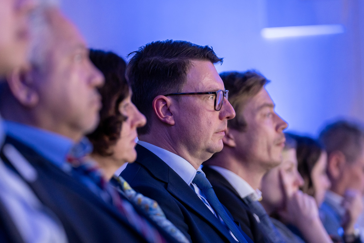 Jean-Nicolas Bourtembourg, tax partner at Grant Thornton, at the official launch ceremony of the Luxembourg Transfer Pricing Association held at A&O Shearman, 25 February 2025.  Photo: Emmanuel Claude/Focalize