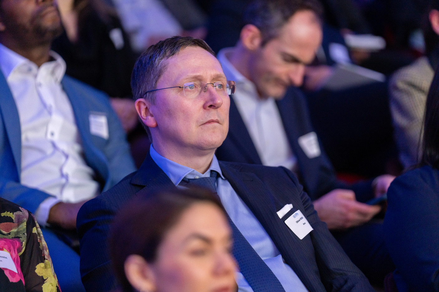 Oliver Hoor, tax partner at Atoz, at the official launch ceremony of the Luxembourg Transfer Pricing Association, held at A&O Shearman, 25 February 2025. Photo: Emmanuel Claude/Focalize