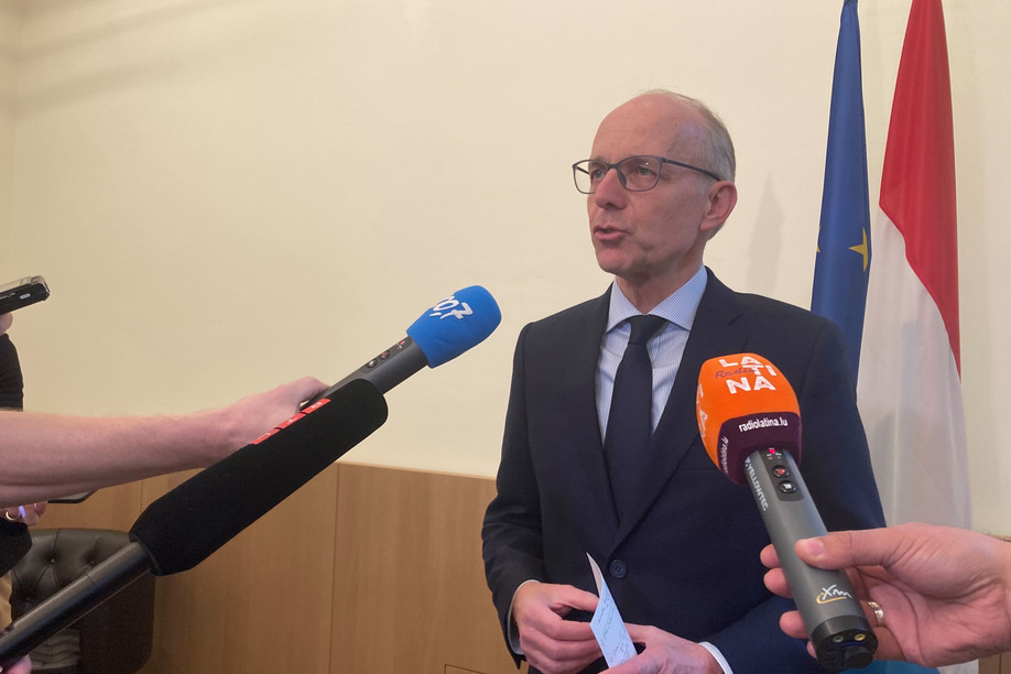 “My first feeling is that we are facing a challenge. When you are head of government, you must not worry, you must respond to situations that may arise,” was prime minister Luc Frieden’s (CSV) reaction to the election of Donald Trump. Photo: Ioanna Schimizzi/Paperjam
